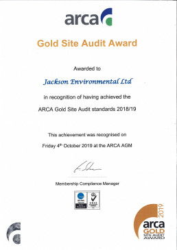 ARCA Gold Site Audit 2019